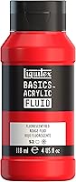 Vista 33 de Liquitex BASICS Pintura Acrílica Fluida, Botella de 118ml (4 oz), Tono Verde Hookers Permanente
