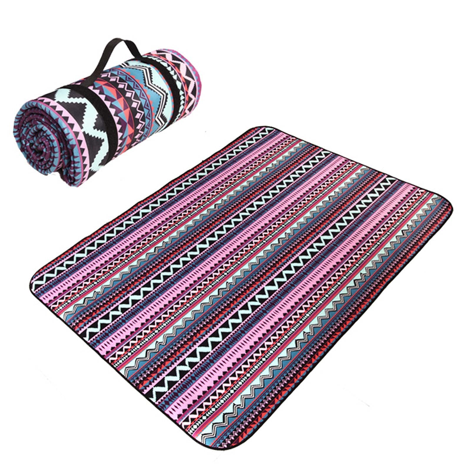 Couverture de Pique-Nique, Tapis de Plage Imperméable, Gand Tapis Pique Niques pour Extérieur Camping Parc (Color : Vintage, Size : 150x200cm)