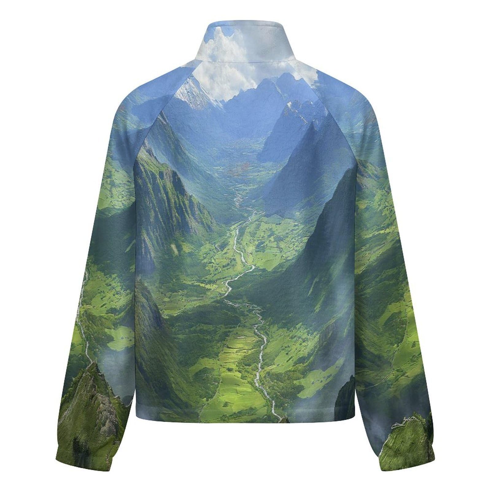 OFFSUM Veste Polaire Pour Femme - Canyon De Montagne Veste Décontractée À Poches, Cardigan Chaud D'Automne Et D'Hiver Pour Les Activités De Plein Air, Haut Doux Et Confortable