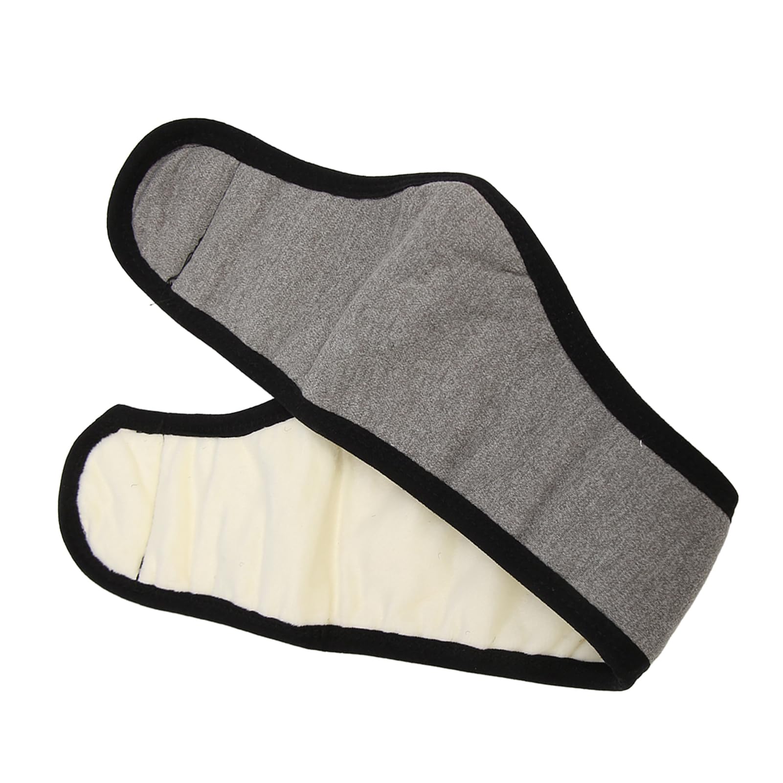 Saluaqui Sleep Mask for Side Sleeper Women Men, Eye Mask for Sleeping Light Blocking, Sleeping Ear Wrap Ear Adjustable Breathable Warm for Flight Nap (Gray)