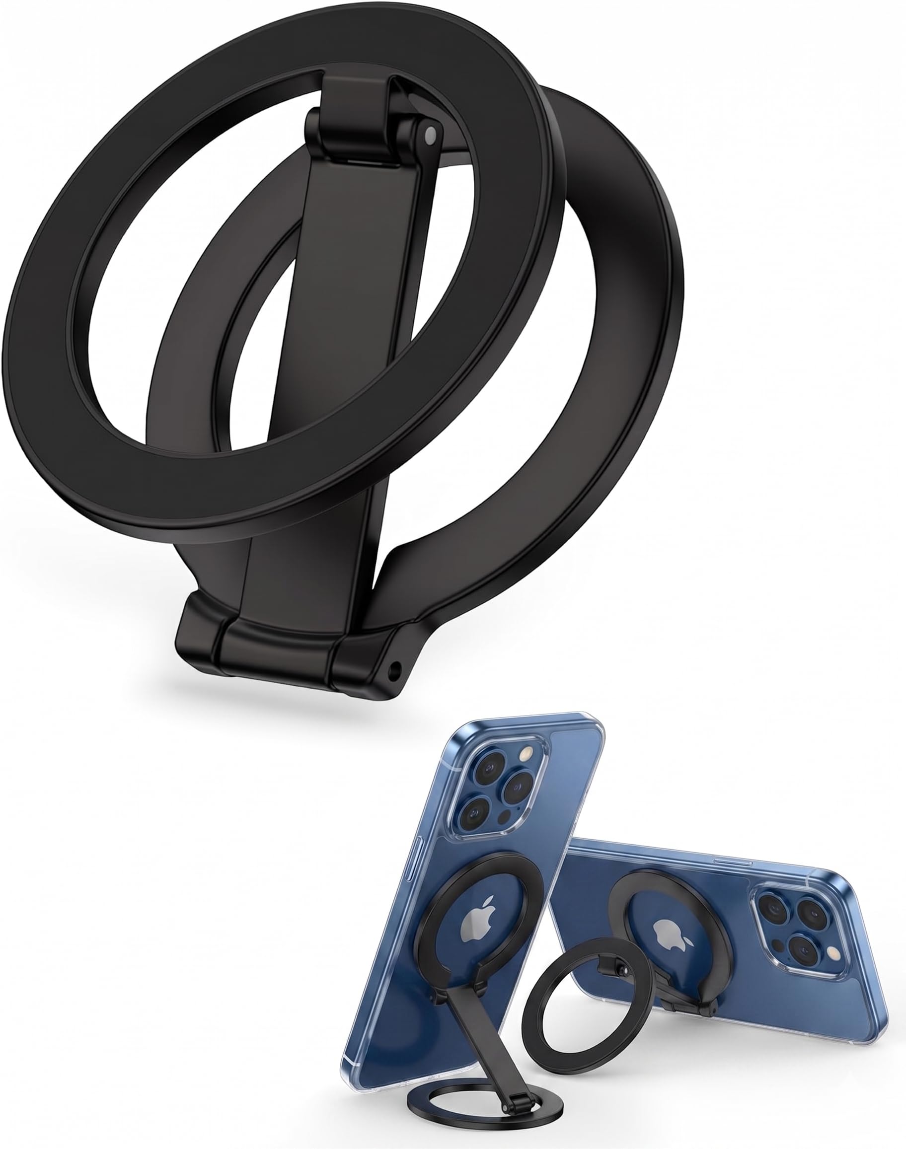 Gentrix MagRing Pro Magnetic Phone Ring Holder, Black - Image 1