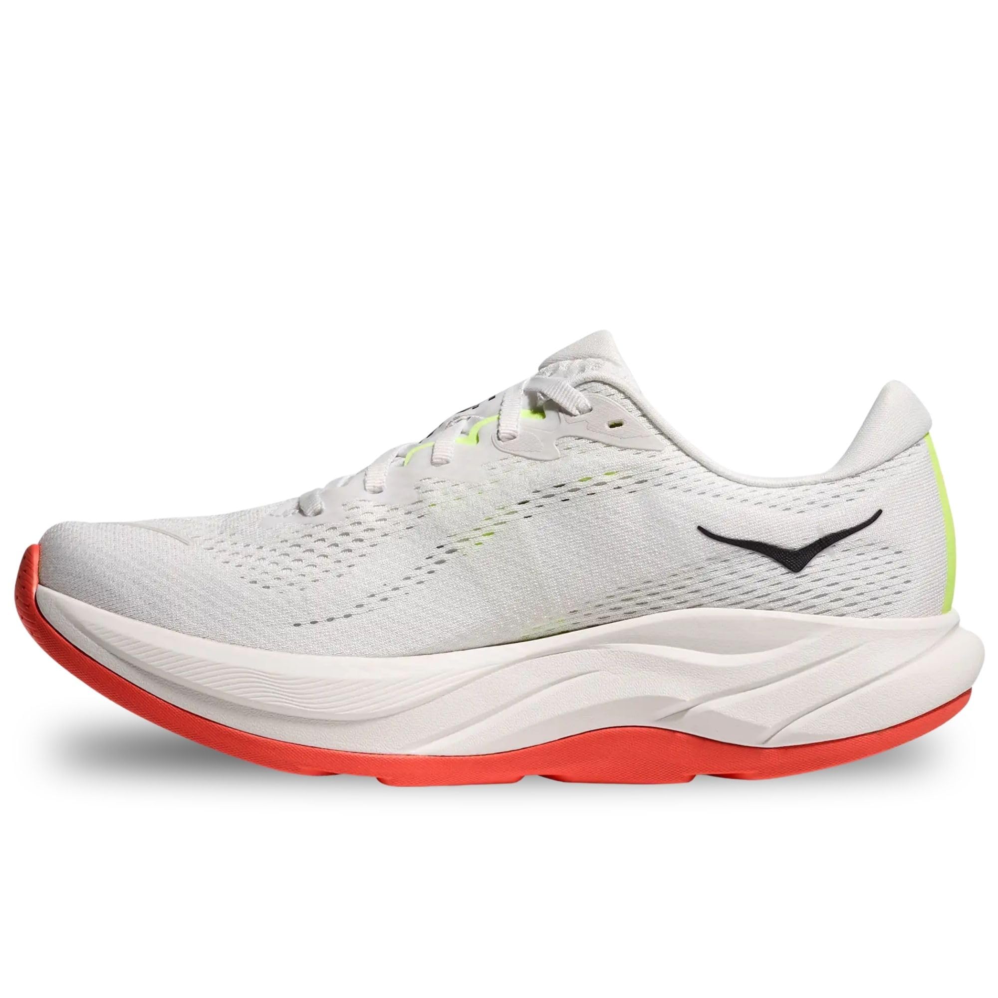 HOKA Rincon 4 Scarpe da Running Donna, Bianco/Nero/Rosso - 1155131-FYZ