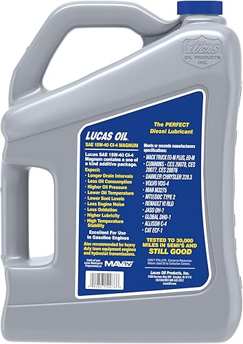 Miniatura 2 de Lucas Oil 10076 15W-40 aceite de motor, 1galón.