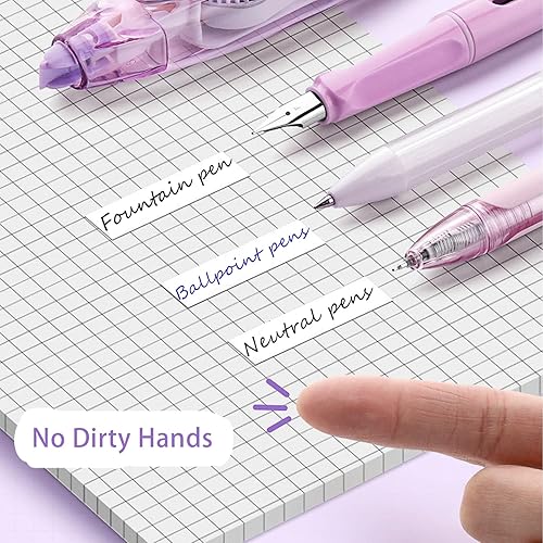 Miniatura 6 de 8 unidades de cinta blanca recargables, 4 cintas retráctiles de corrección blanca y 4 recambios de cinta blanca de repuesto, suministros