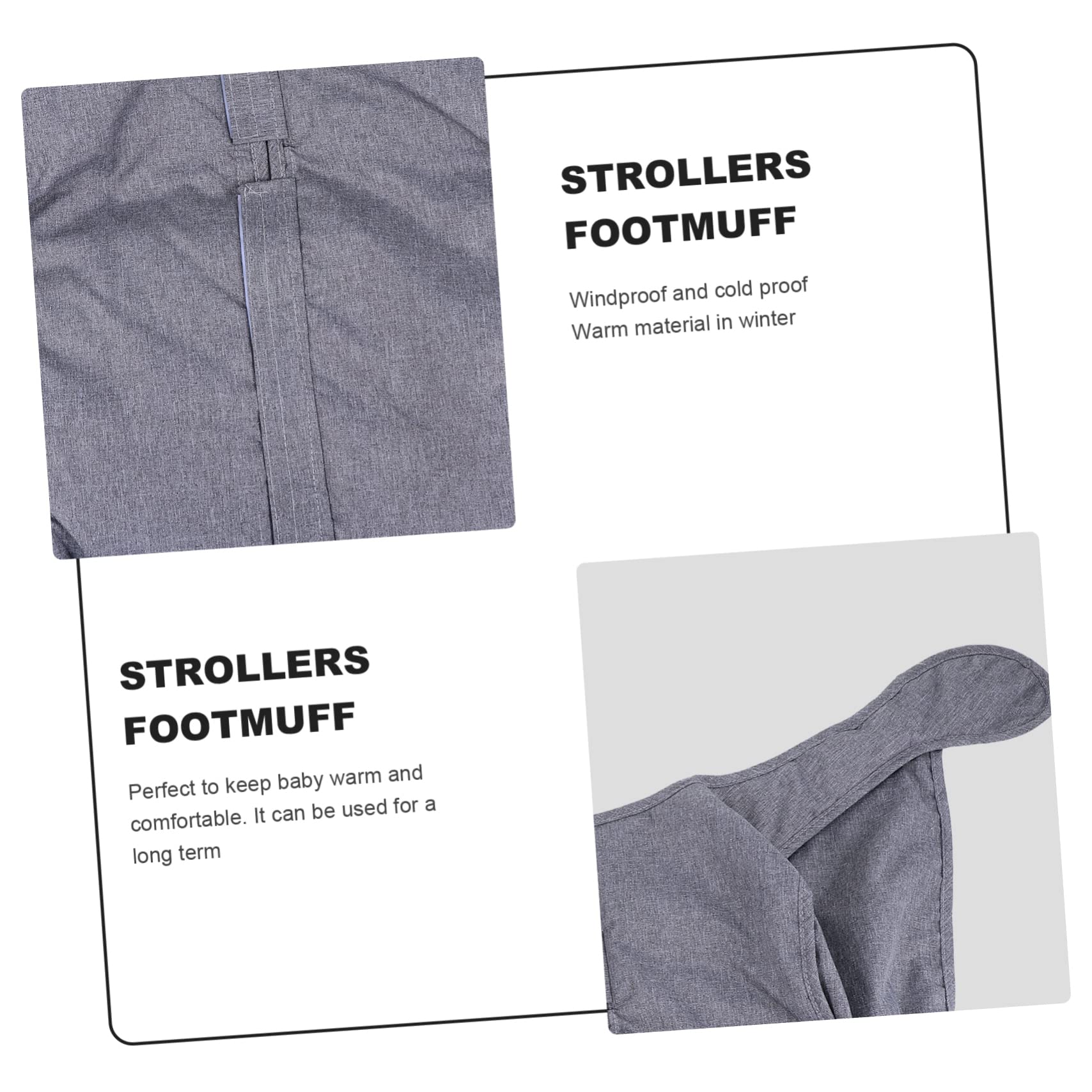 Abaodam Oxford Material Baby Stroller Footmuff Windproof Foot Cover for Stroller Pram Windshield Warm and Comfortable