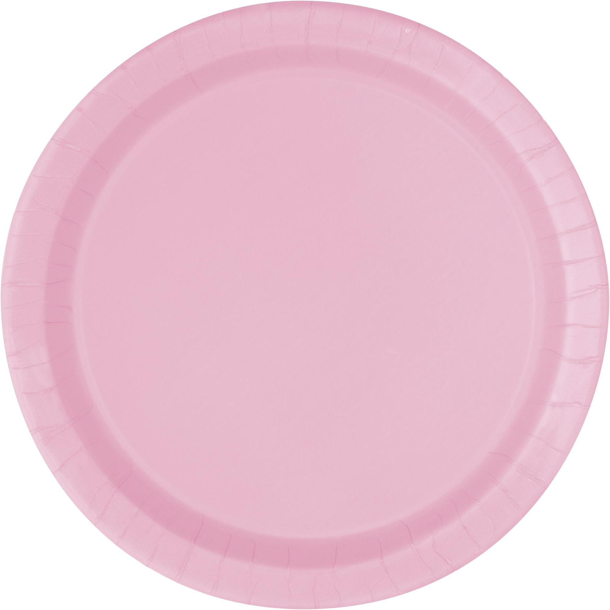 Unique 7" Plates 20pc Lovely Pink