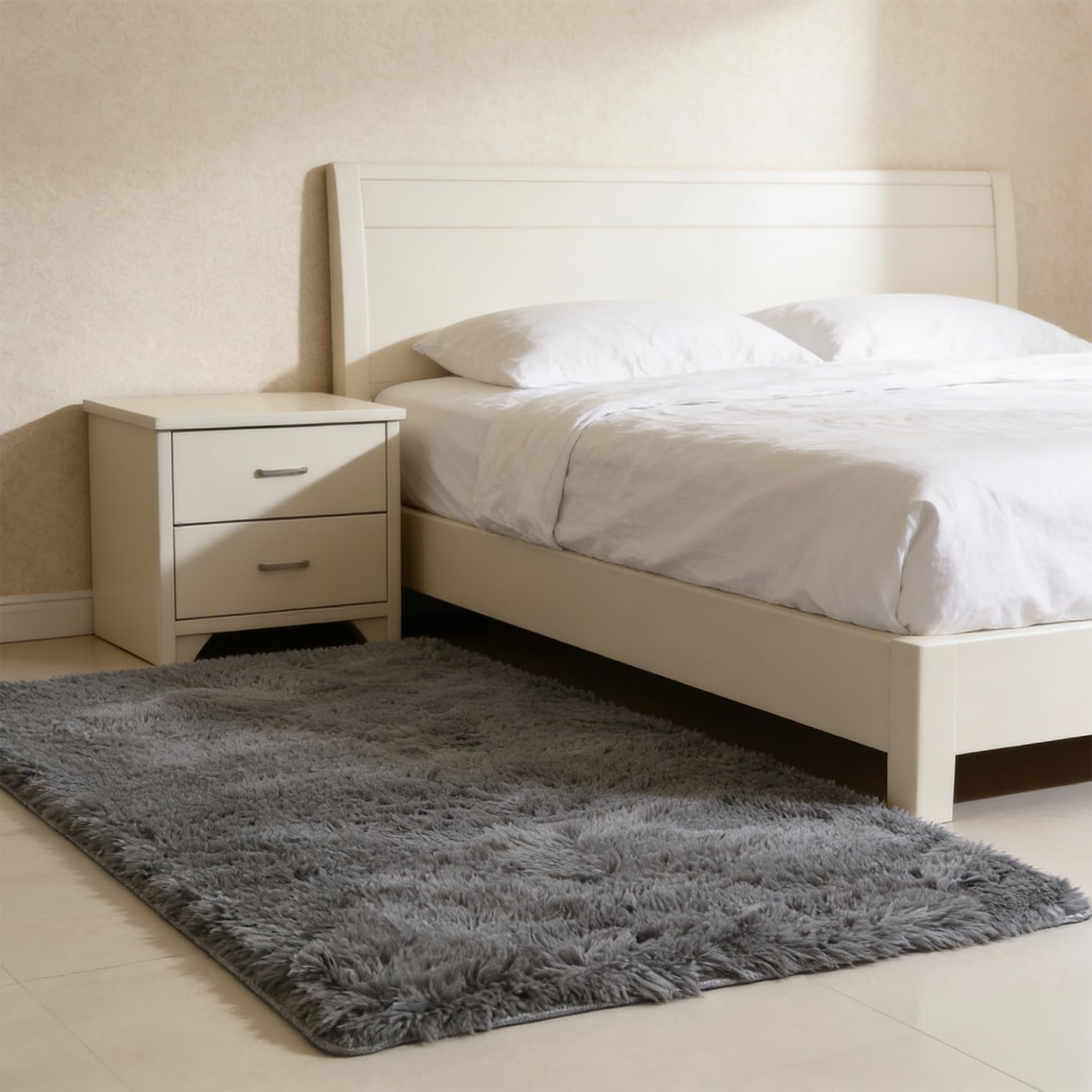 Tapis antidérapant et moelleux 235x120 cm facile à entretenir pour couloir