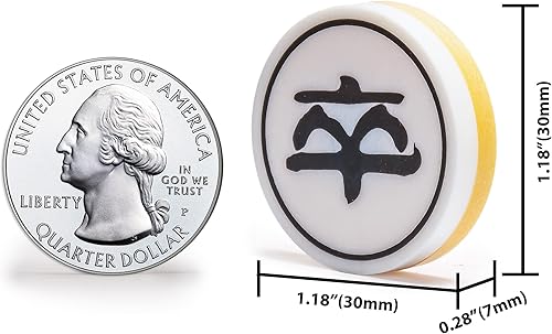 Miniatura 9 de Yellow Mountain Imports Juego de viaje magnético de ajedrez chino (Xiangqi) (12.2 pulgadas), juego de mesa compacto y plegable