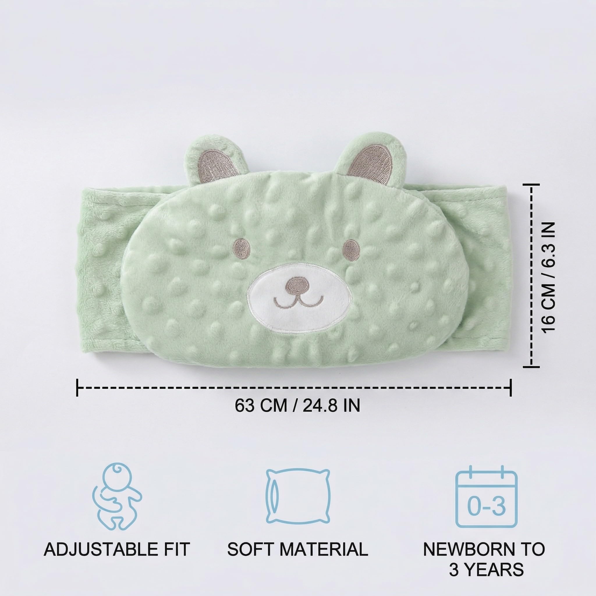 Cinturón Anticólico para Bebé, cojín antirreflujo bebe, Fajita de Semilla Frijol Rojo Anticólicos para Bebés, saco semillas bebe, Velcro Ajustable, para Dolores Abdominales Y Flatulencias