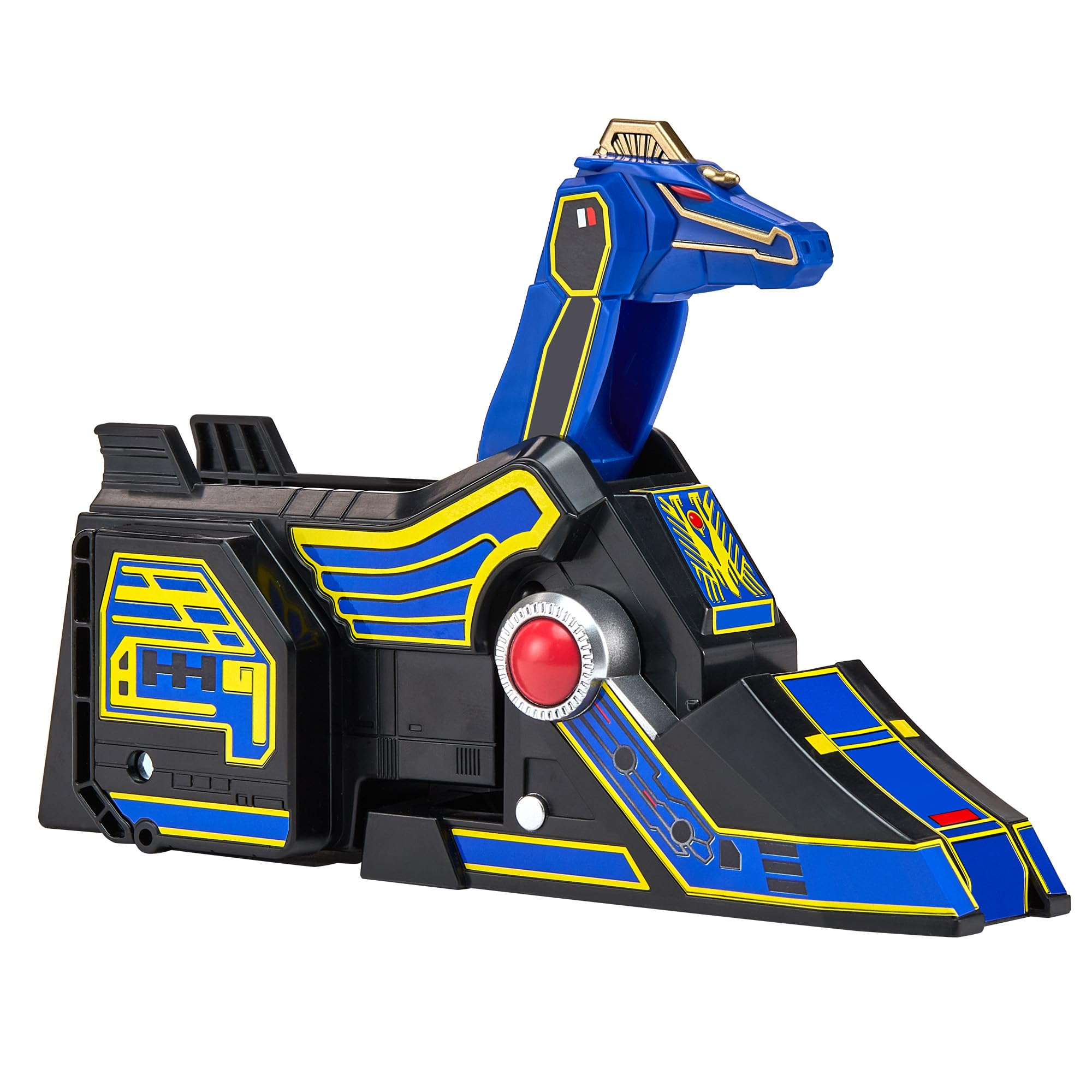 Power Rangers Blue Ranger Unicorn Thunderzord Action Figure – Mighty Morphin Zord Toy with Boulder-Throwing & Horn Strike Features