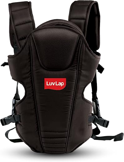 LuvLap Galaxy Baby Carrier with 3 Carry Position &amp; Padded Head Support, for 6 to 15Months Baby, Max Weight up to 15 Kgs(Bl...