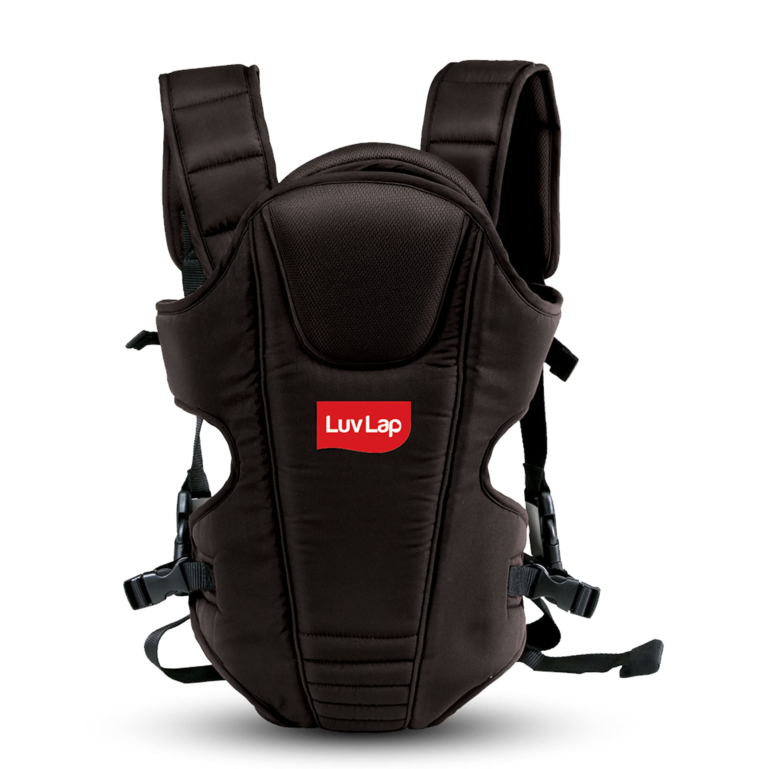 Luvlap Galaxy Baby Carrier with Padded Head support, for 6 to 15 months baby, Max weight Up to 15 Kgs (Black)-picture-23