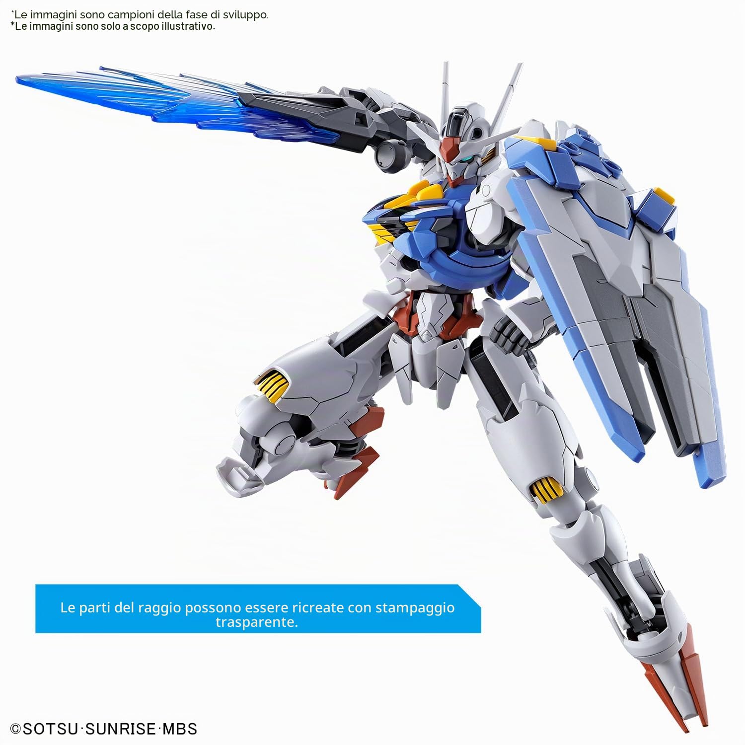 Bandai Hobby, Action figure Mobile Suit Gundam: The Witch from Mercury, #03 Gundam Aerial, Spirits HG 1/144.