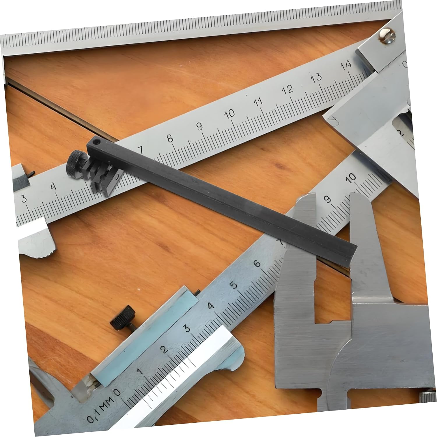 Digital Indicator Rod Extension Stem for Height Gauge High-Carbon Steel Holder Bar for Dial Indicators Quick Setup Enhanced Stability for Accurate Measurements