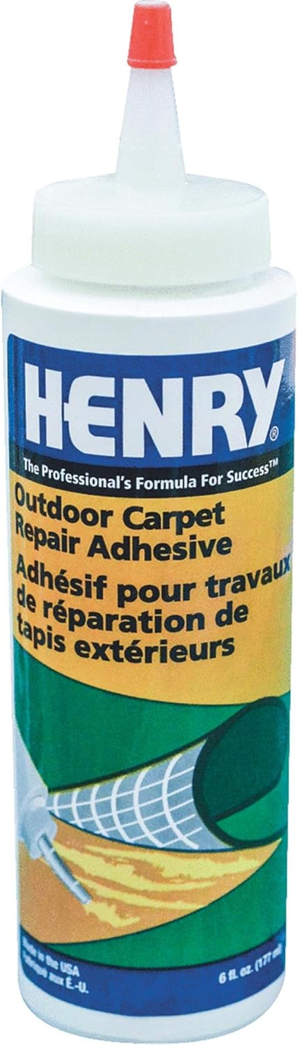 Henry, W.W 12221 6 Oz, Ready to Use Squeeze Bottle, Outdoor Carpet Repair Adhesive
