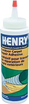 Henry، WW 12221 6 Oz، جاهز للاستخدام زجاجة ضغط ، لاصق إصلاح السجاد في الهواء الطلق
