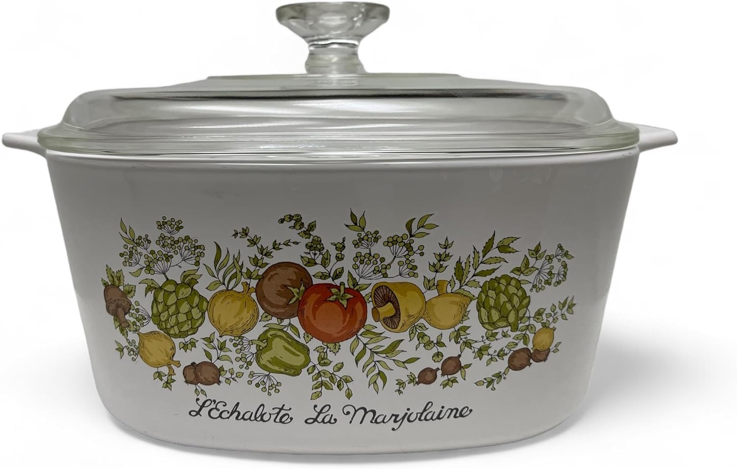 Corning Spice of Life 3 Qt. Quart A-3-B Square Casserole Baking Dish with Lid