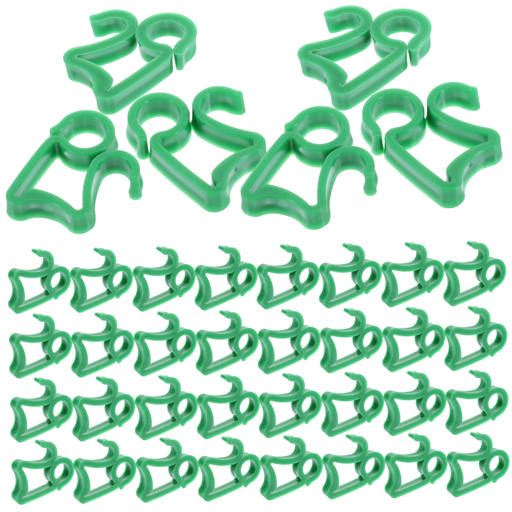 Luxshiny 3sets Outdoor Light Hangers Clips Weatherproof Hooks for String Lights Material for Easy Installation for Christmas and Festival Decorations 50pcs*3