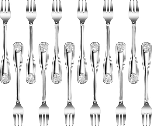 Miniatura 21 de New Star Foodservice 58420 Shell Pattern, acero inoxidable 18/0, cucharadita helada, 7.2 pulgadas, juego de 12