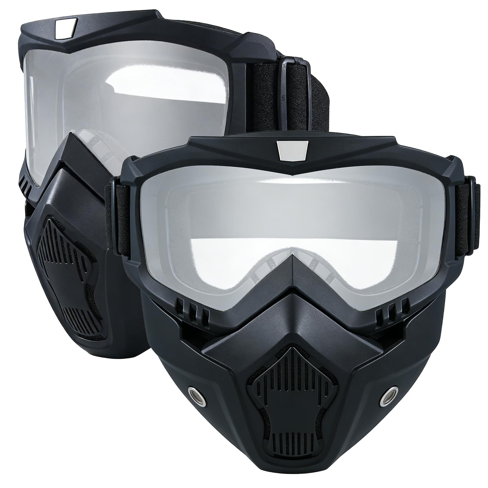 Motorcycle Face Mask Full Face,Dirt Bike Goggles Motocross, ATV, Offroad, Riding Racing Goggles for Men Women
