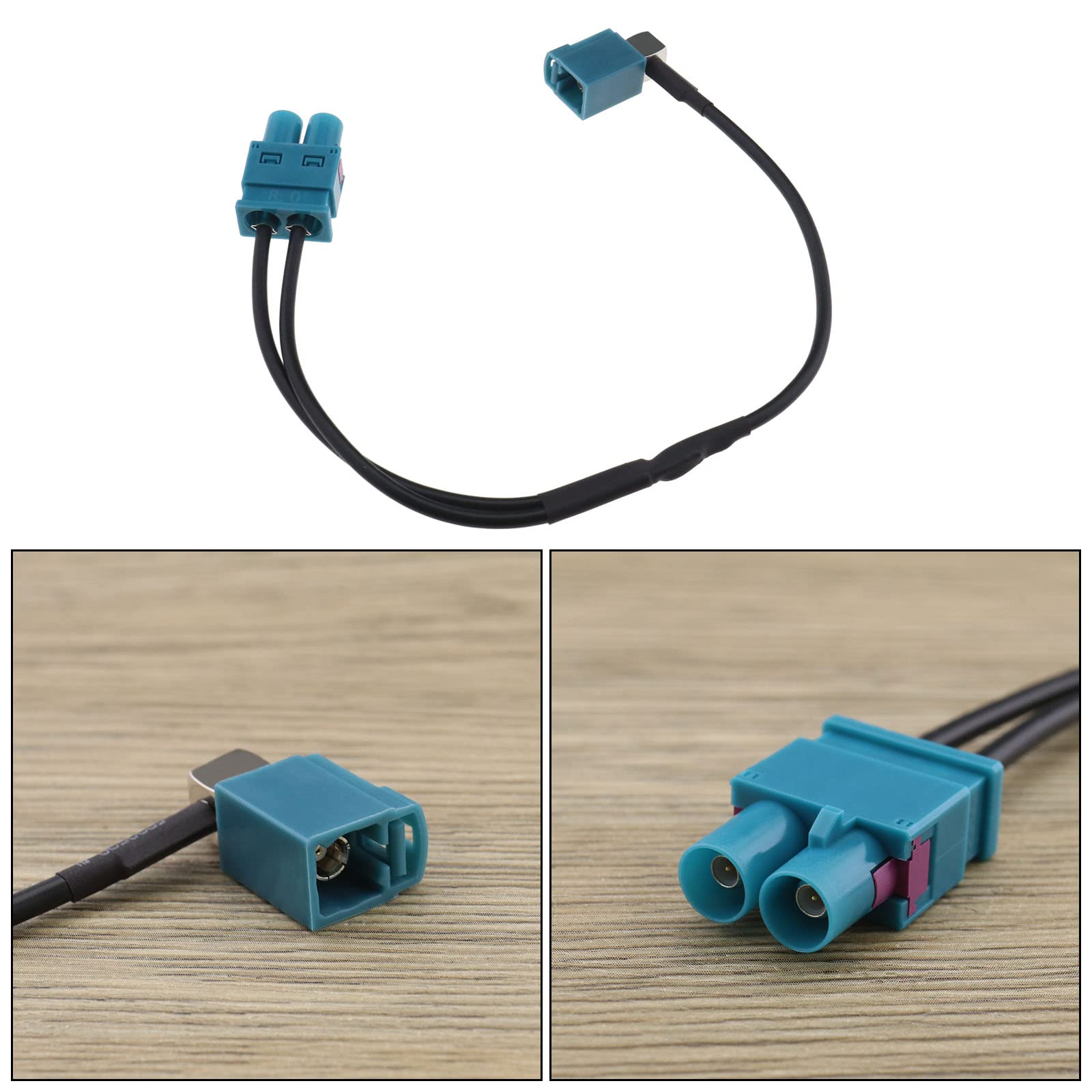eMagTech Adattatore Antenna Per Auto Doppio Fakra Di Ricambio Compatibile Con Volkswagen Compatibile Con Skoda Spina Doppia Fakra Antenna Per Veicolo Navigazione Stereo FM Connettore GPS 28 Cm eMagTech Adattatore Antenna Per Auto Doppio Fakra Di Ricambio Compatibile Con Volkswagen Compatibile Con Skoda Spina Doppia Fakra Antenna Per Veicolo Navigazione Stereo FM Connettore GPS 28 Cm