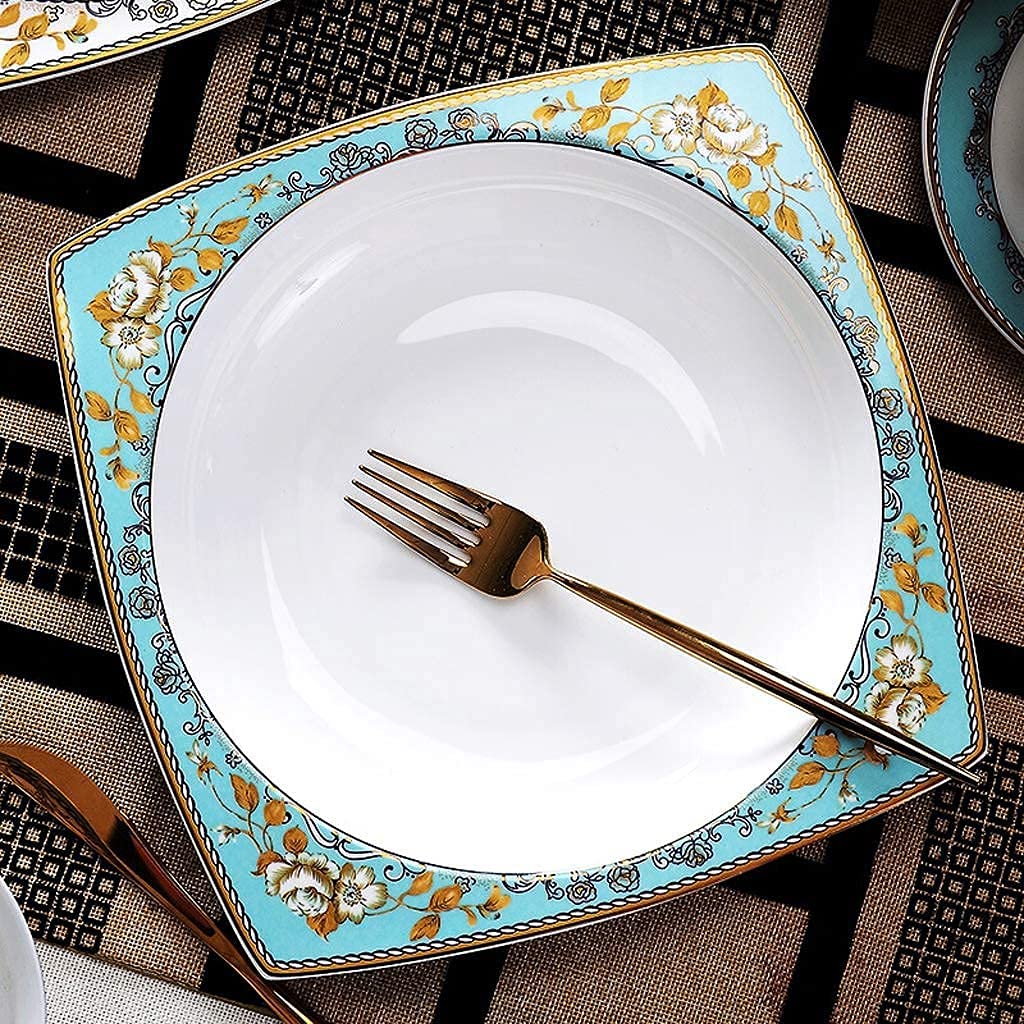 Porcelanowy zestaw zastawy stołowej, kompletny serwis rodzinny i restauracyjny, wszechstronna kolekcja misek i naczyń