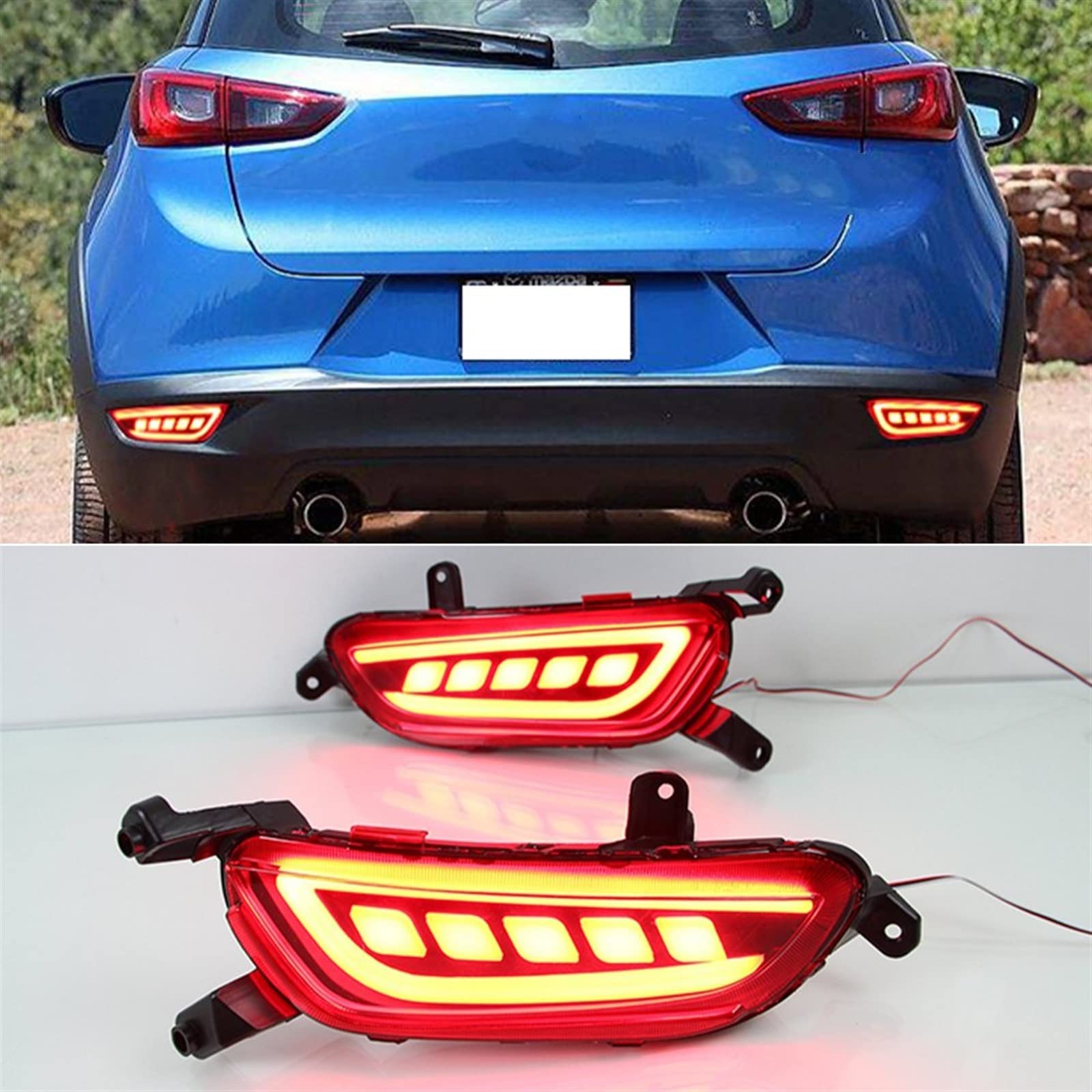 Amazon | 車のテールライトアセンブリ Compatible With マツダ For CX
