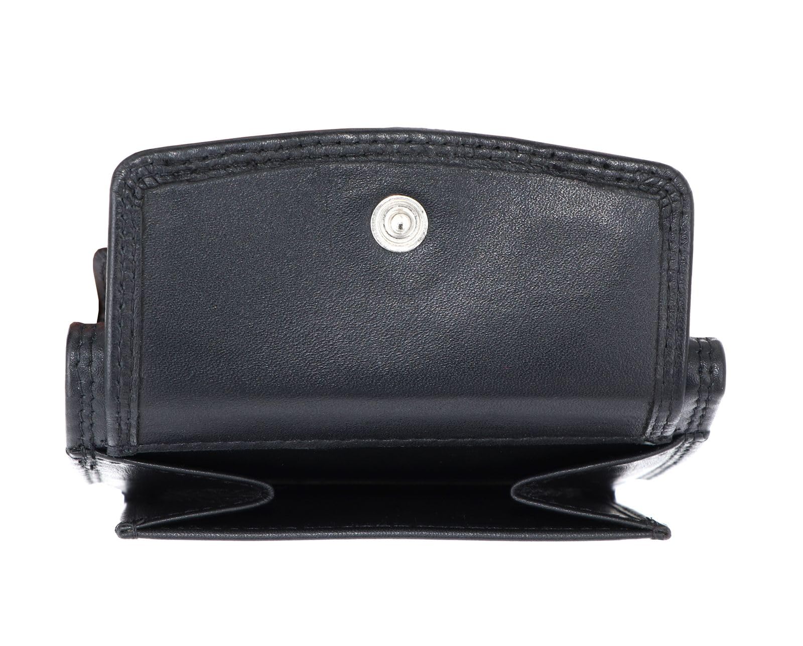 Golden Head Cuero Monedero Polo RFID Protect Minischeintasche 1314 Schwarz Negro