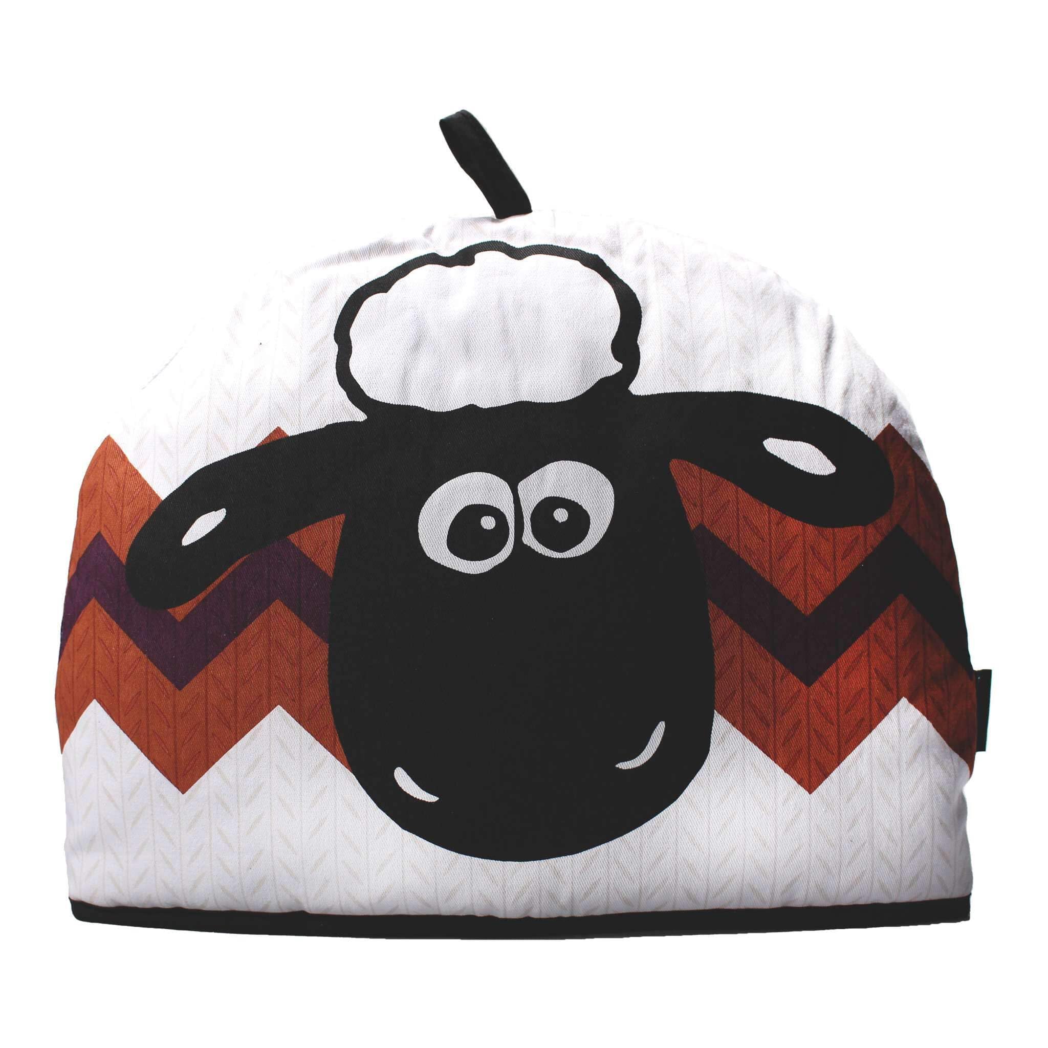 Half Moon Bay | Wallace & Gromit | Shaun the Sheep Plush Fabric Tea Cosy | Insulated Cotton Teapot Warmer Cover | Official Aardman Merchandise | Quirky Kitchen Collectible Novelty Gift