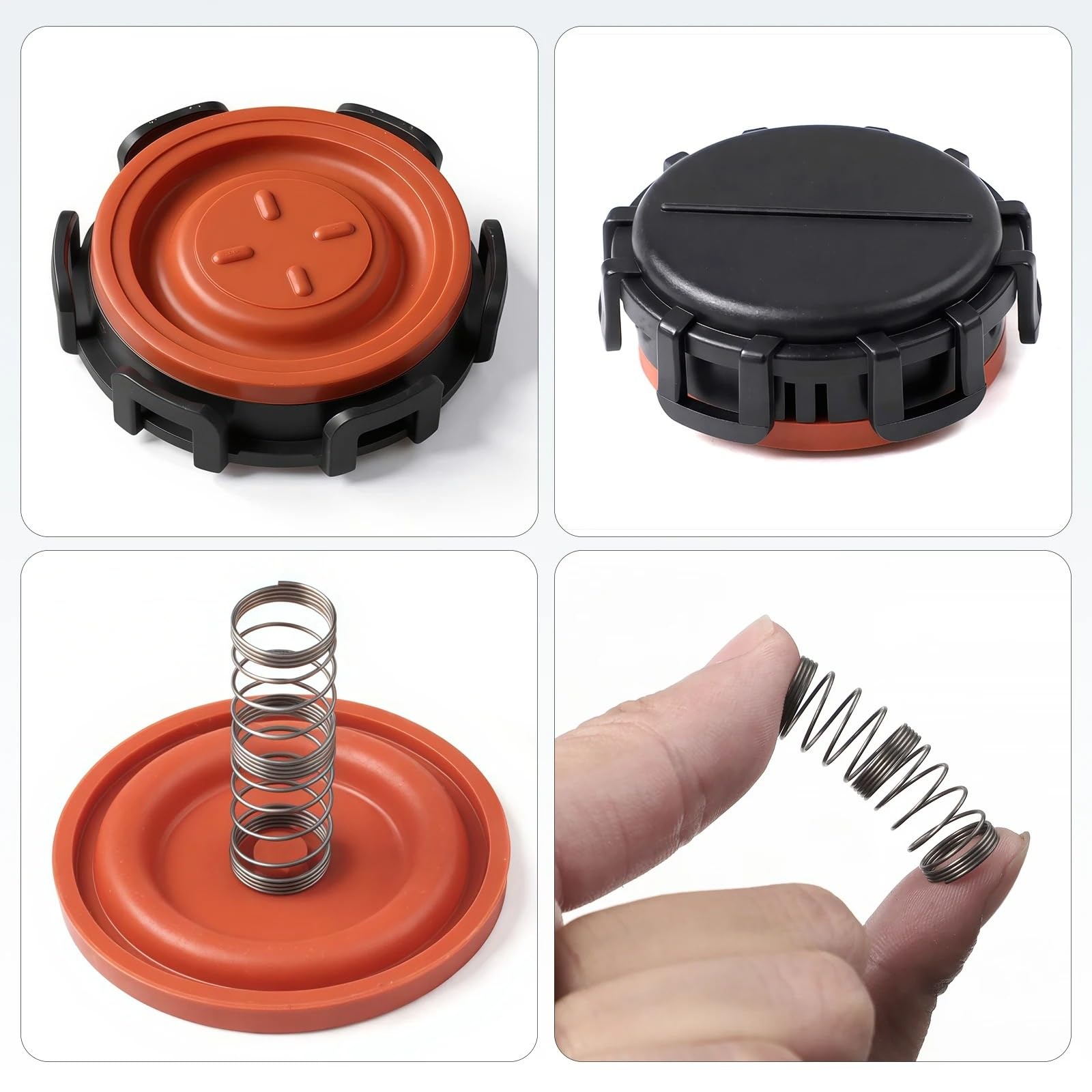 Coperchio Valvola Per Ford Per C-MAX Per Fiesta VI Per Focus II Per Fusion Accessori Per Riparazione Membrana Kit Coperchio Valvola PCV Per Auto Testa