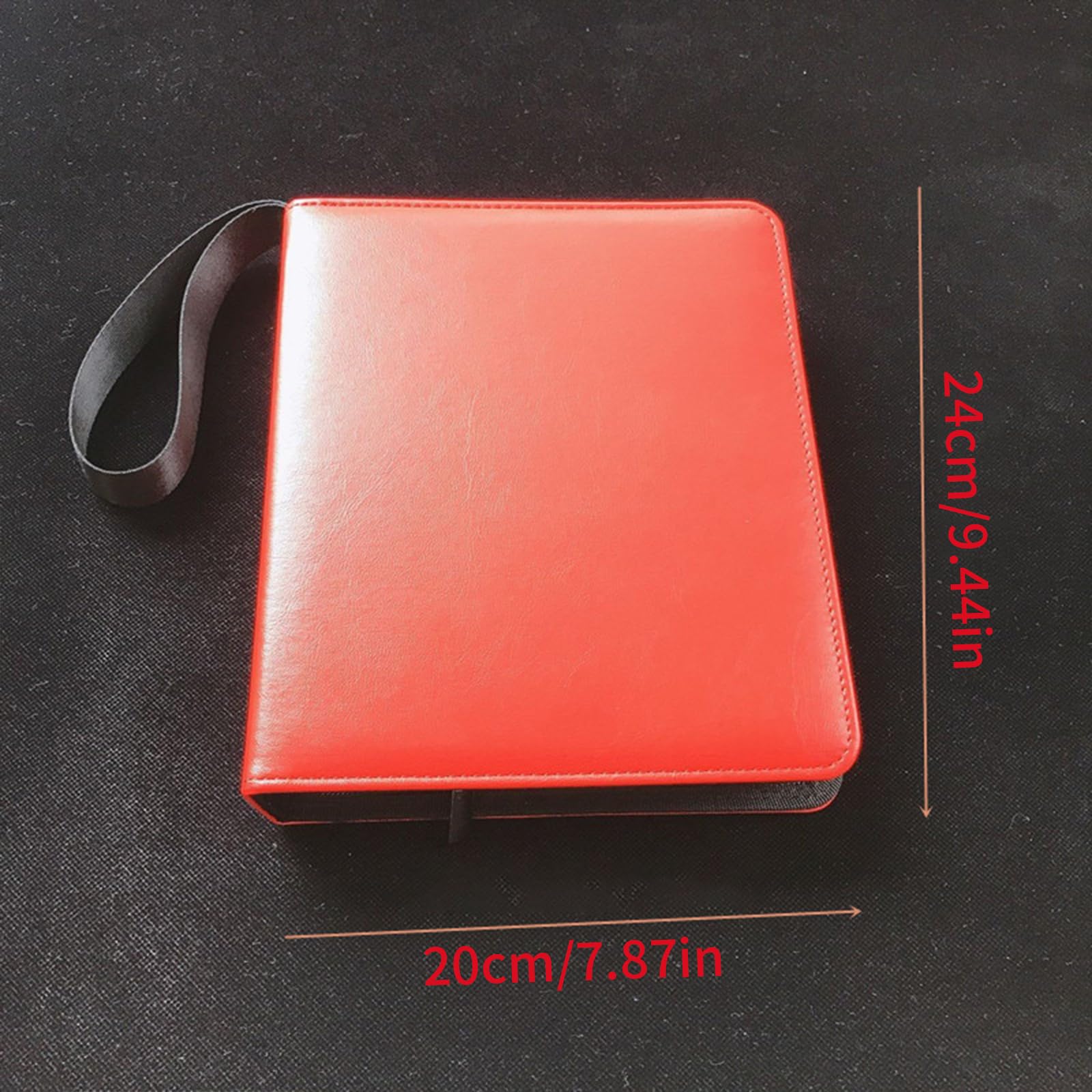 Porta carte per album da collezione double face per carte da gioco, rilegatura a doppio lato