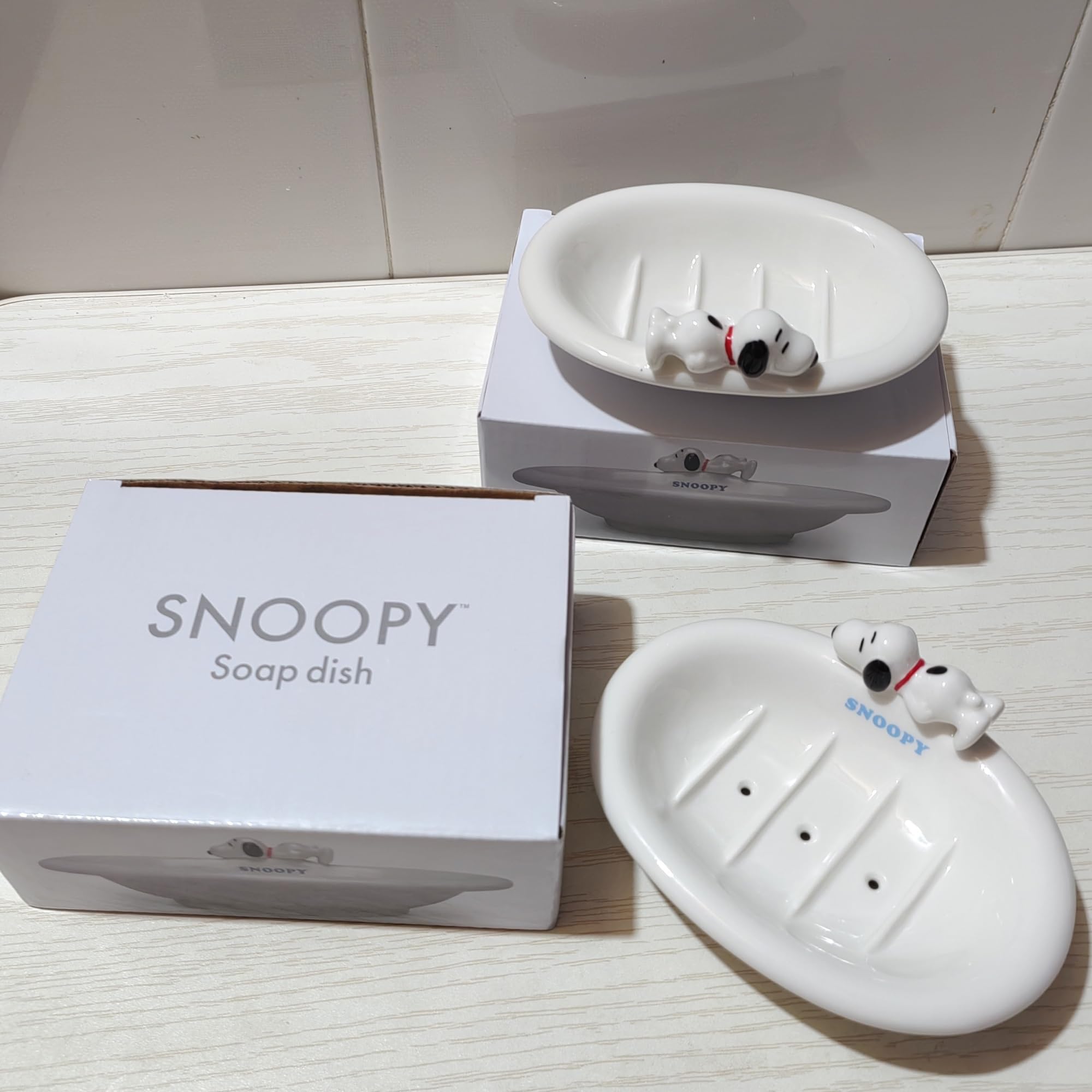 Amazon｜スヌーピー セラミックソープディッシュ ソープディッシュ