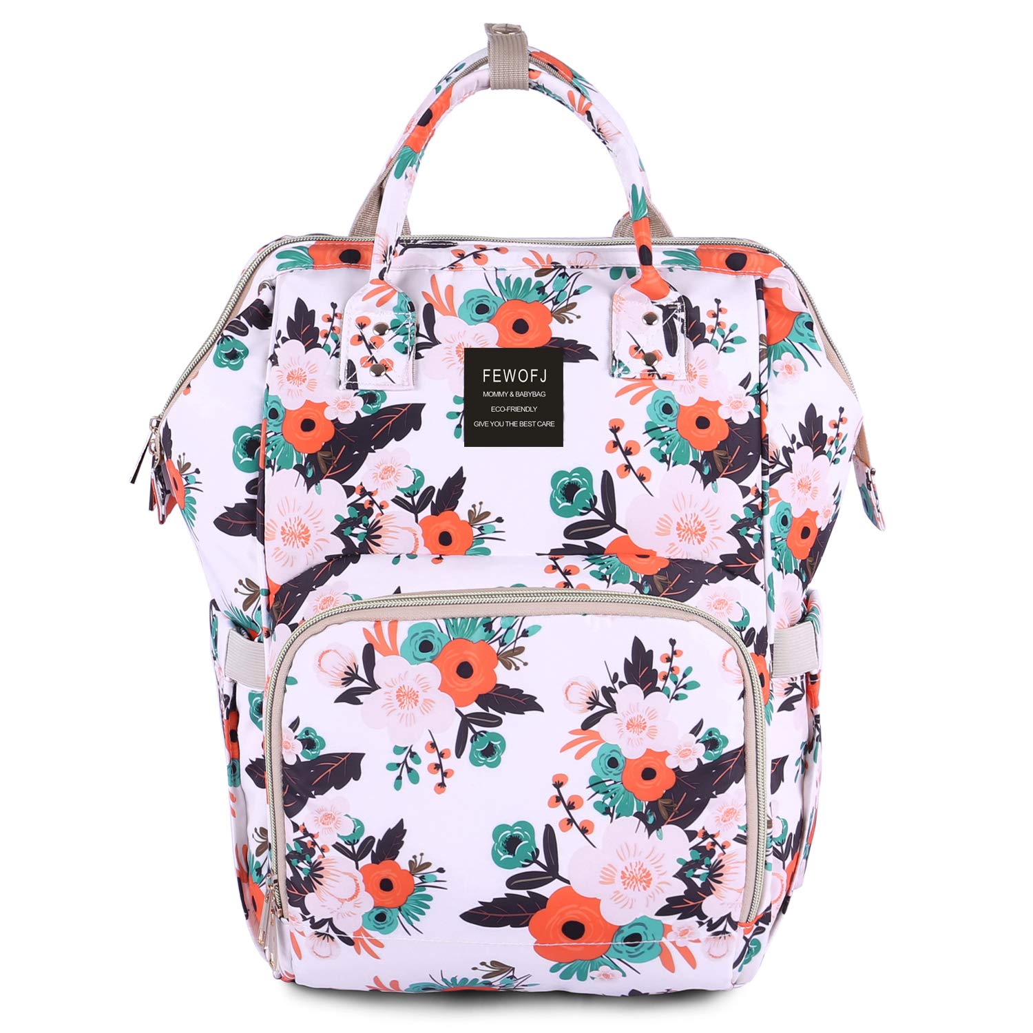 floral diaper bag backpack
