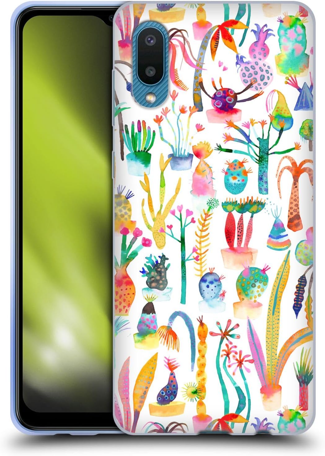 Head Case Designs Officially Licensed Ninola Lush Garden Summer Patterns Gel Case [Military Grade Protection] Compatible With Samsung Galaxy A02/M02 (2021)