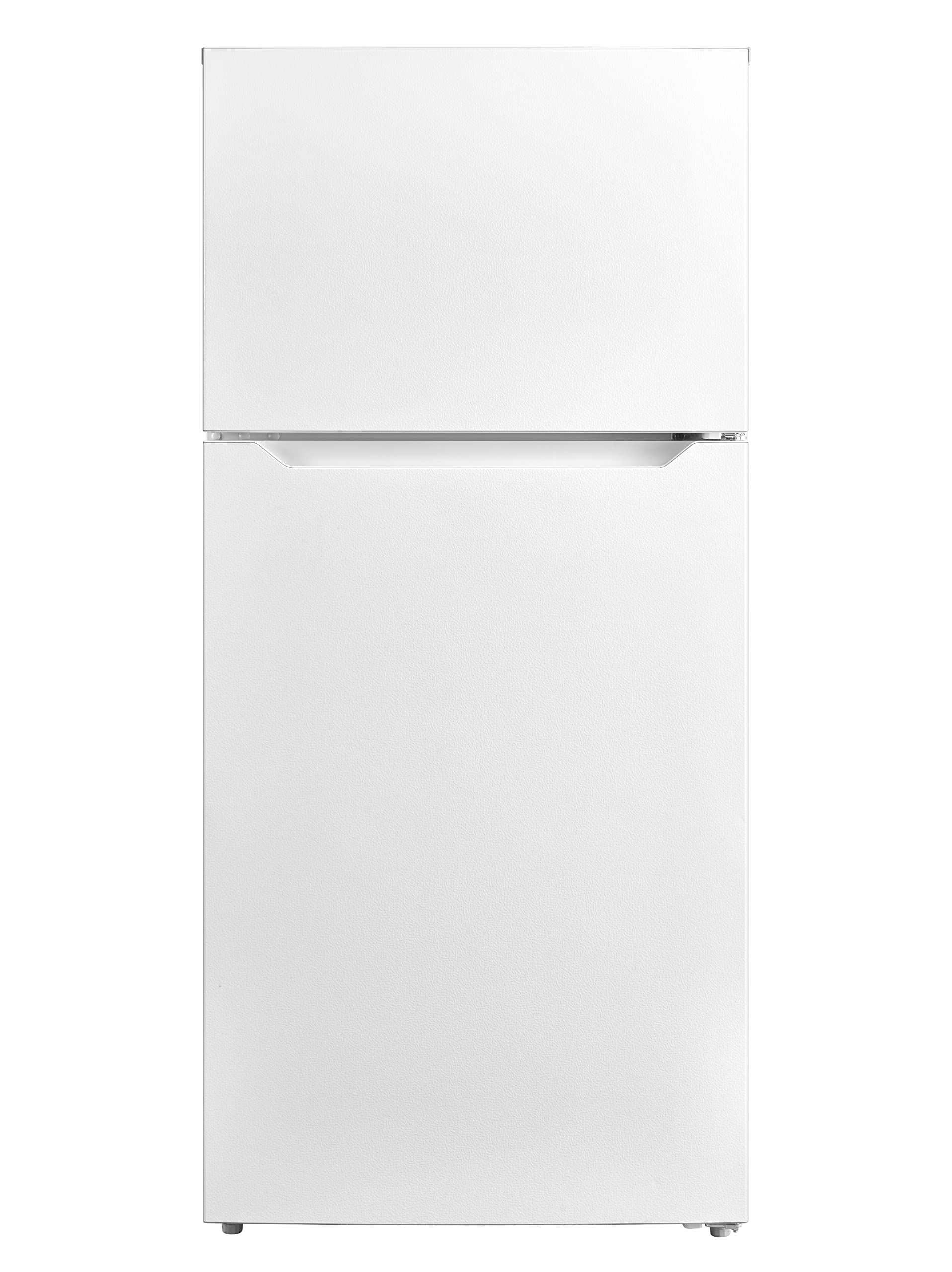 Midea MRT14D2BWW Refrigerator, 14.2 Cu.ft Top Mount Refrigerator Freezer-2 Door Fridge, Adjustable Electrical Thermostat Control, Reversible Door, Humidity-controlled, Frost-Free, ADA, White on Fridge.com