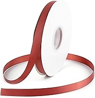 Vista 20 de Cinta gris pardo de 1/2 pulgada, cinta de satén gris pardo de seda para decoración de bodas, cinta fina de color gris pardo para envolver regalos