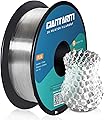 PLA Filament 1.75mm,GIANTARM 3D Drucker Filament PLA Transparent 1kg Spool