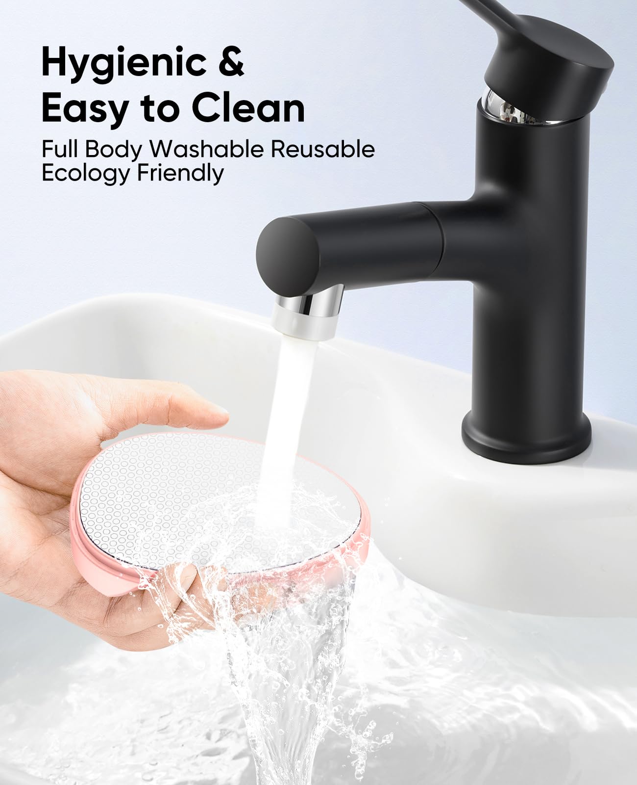 Crystal Hair Eraser for Women and Men, Reusable Crystal Hair Remover Magic Painless Exfoliation Hair Removal Device, Epilator Device for Legs Back Arms