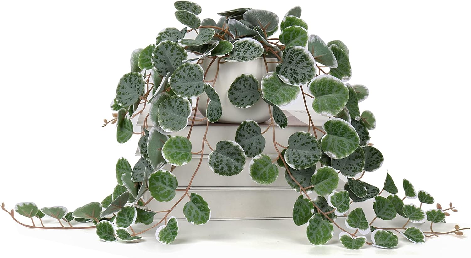 Briful Fake Plants 16'' Artificial String of Hearts Plants