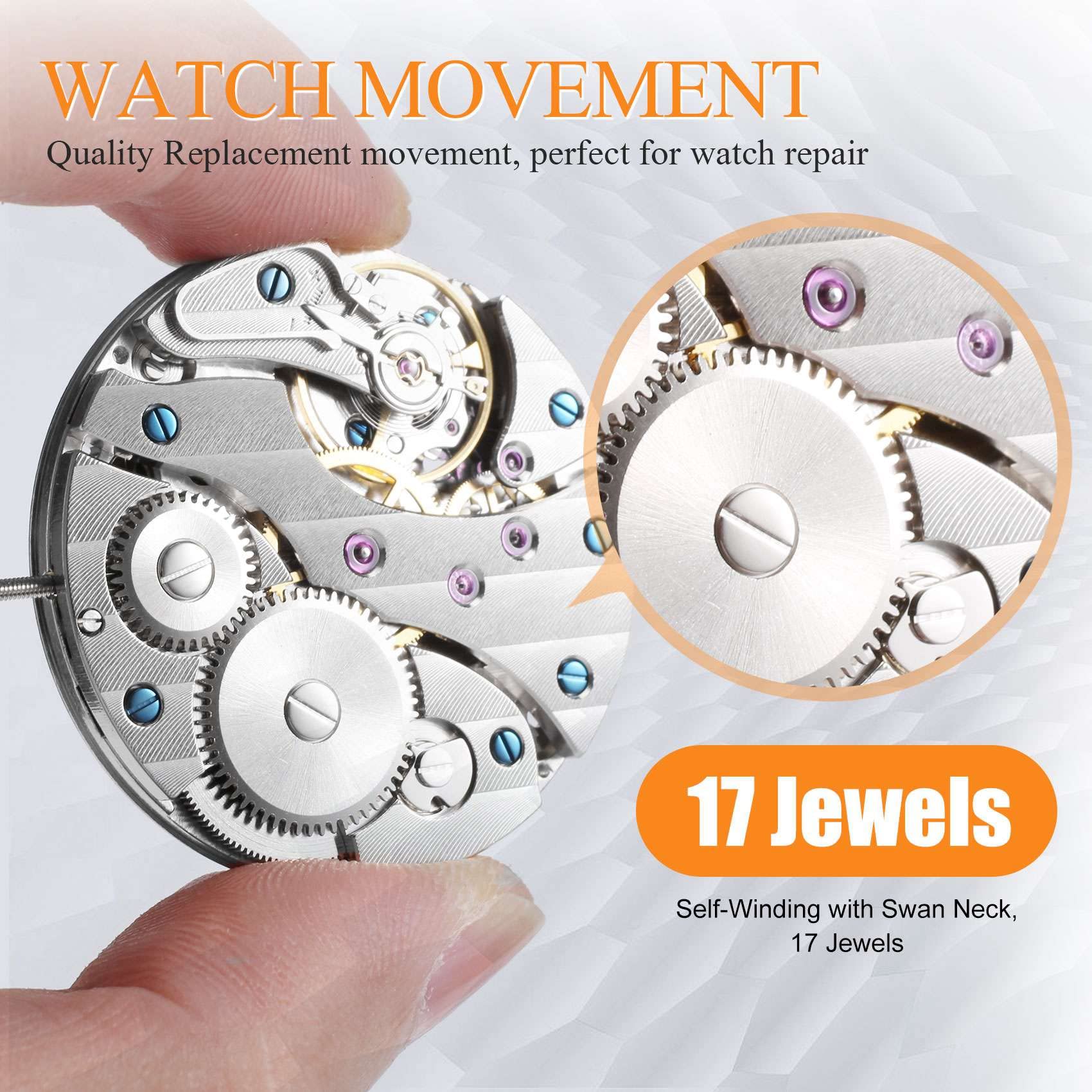 Mechanischer Hand Aufzug 6497 St36 Uhrwerk Uhr P29 44Mm Rostfreier Stahl Uhren GehäUse Fit 6497 Uhrwerk Uhr