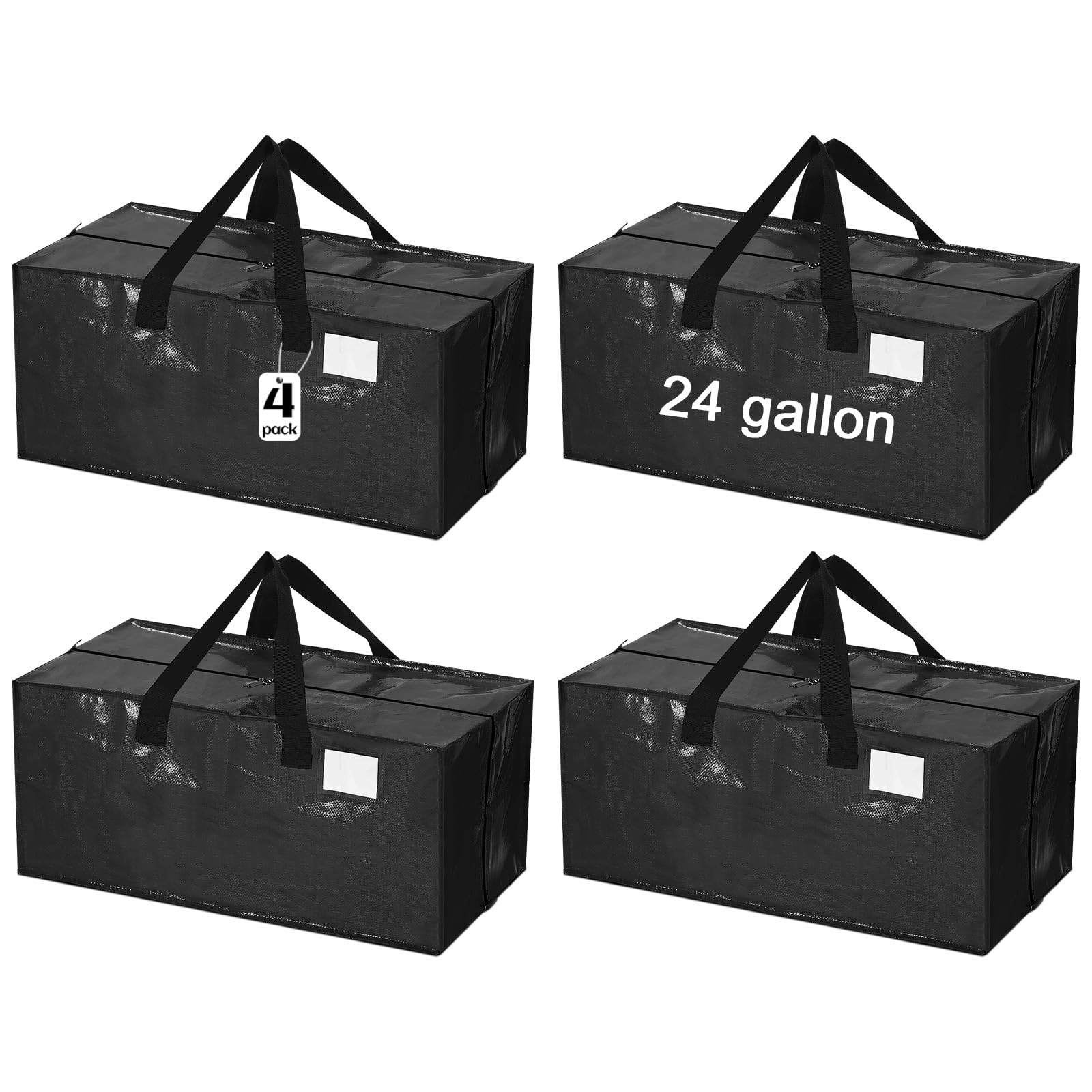 Amazon.com: Clysee 4 Pcs 24 Gallon Extra Large Moving Bags Heavy