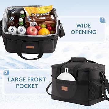 Lifewit Cooler Bag 30/50/60 Cans Collapsible, Insulated Large Lunch Bag