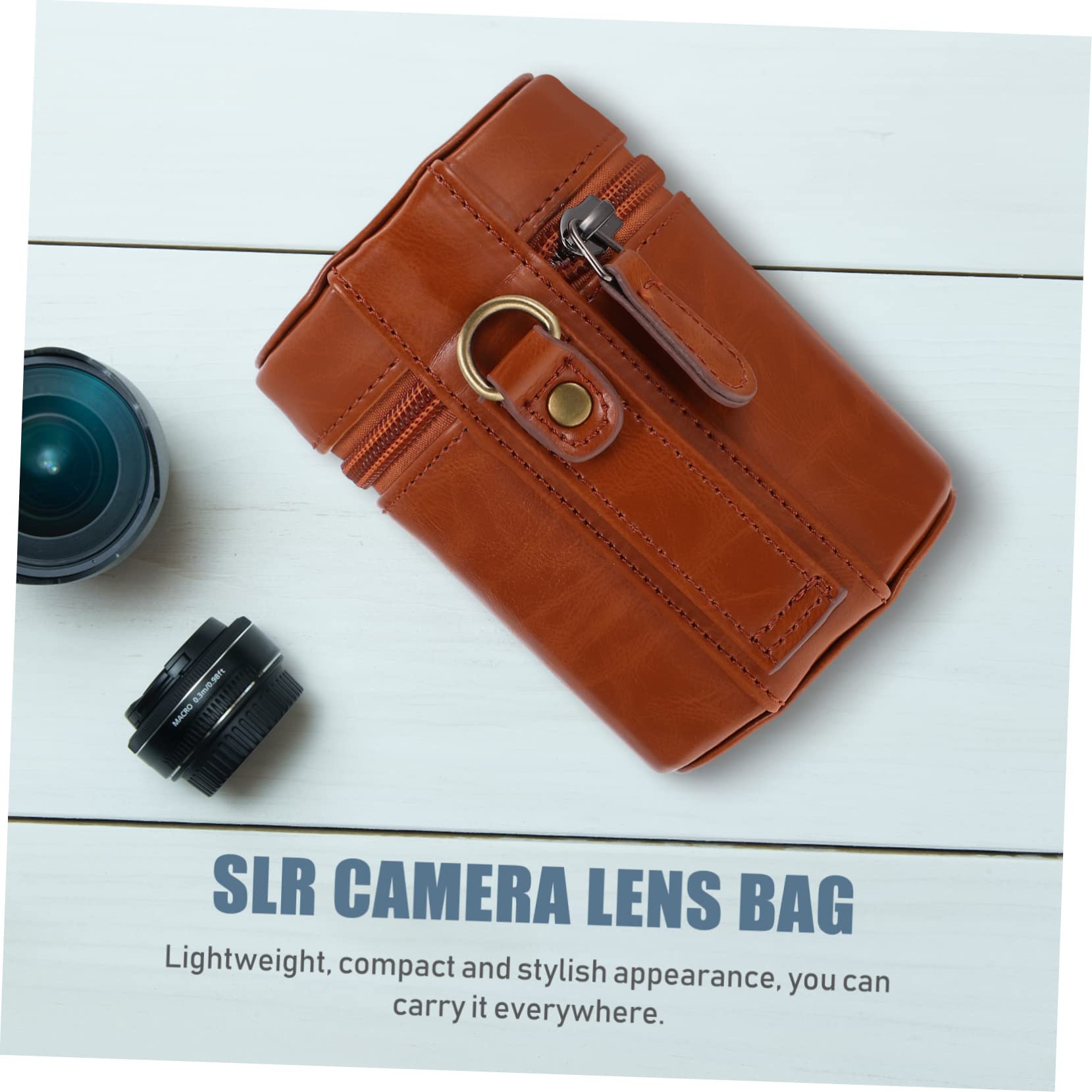 SHERCHPRY 3piezas Bolsa De Lente De Cámara Estuche De Transporte Práctico y Duradero para Lentes De Cámaras Digitales Compatible DSLR
