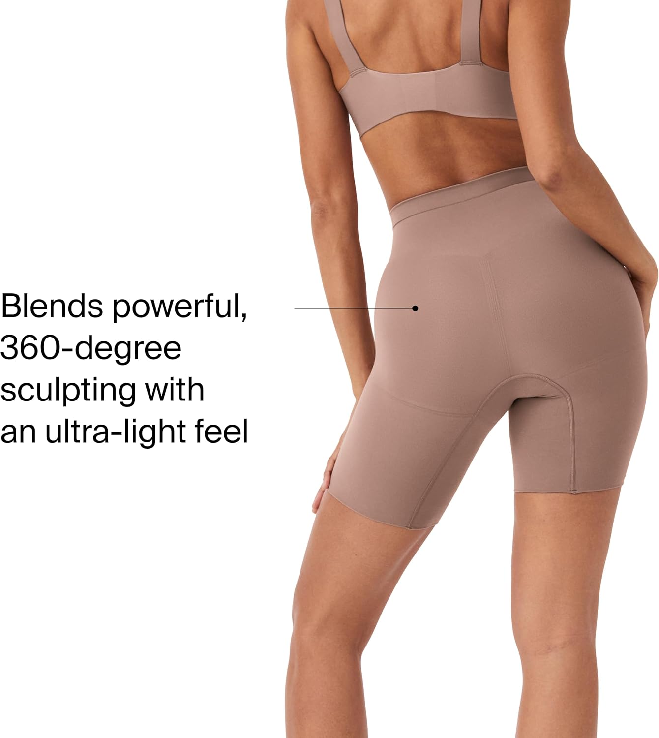 SPANX SPANXsculpt Power Series Mid-Thigh Short - Core Shapewear - Lightweight, All-Day Shaping & Support - Image 4