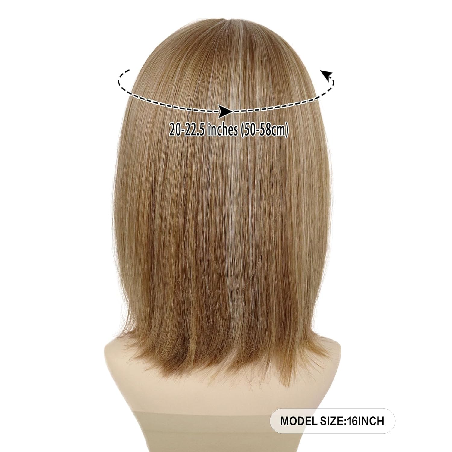 GNIMEGIL 16 Inch Light Brown Wigs Velma Costume Women Anime Costume Short Brown Cosplay Bob Wig With Bangs Natural Cute Soft Wigs For Daily Party