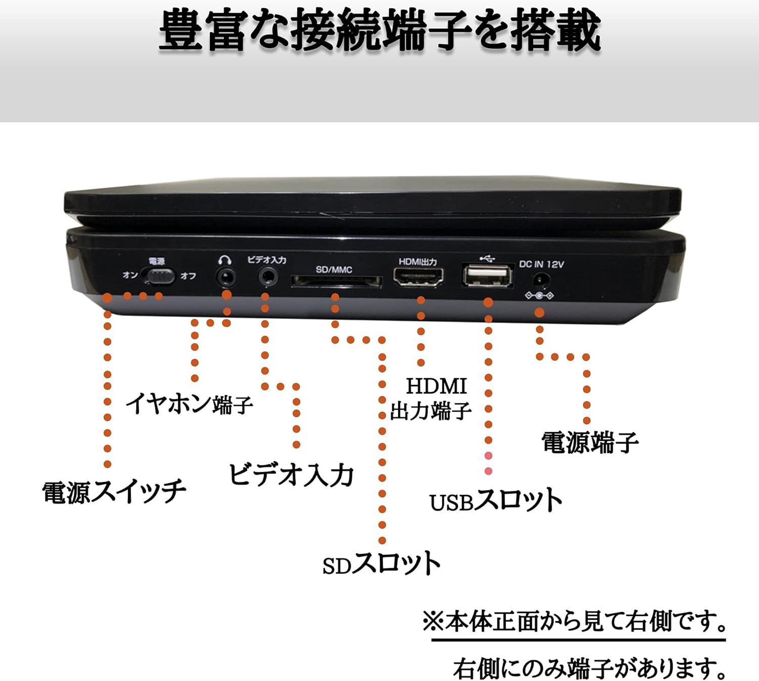 グリーンハウス　ポータブル ブルーレイプレーヤー　GH-PBD100K ポータブルブルーレイ・DVDプレーヤー | GH-PBD100K | GREEN HOUSE