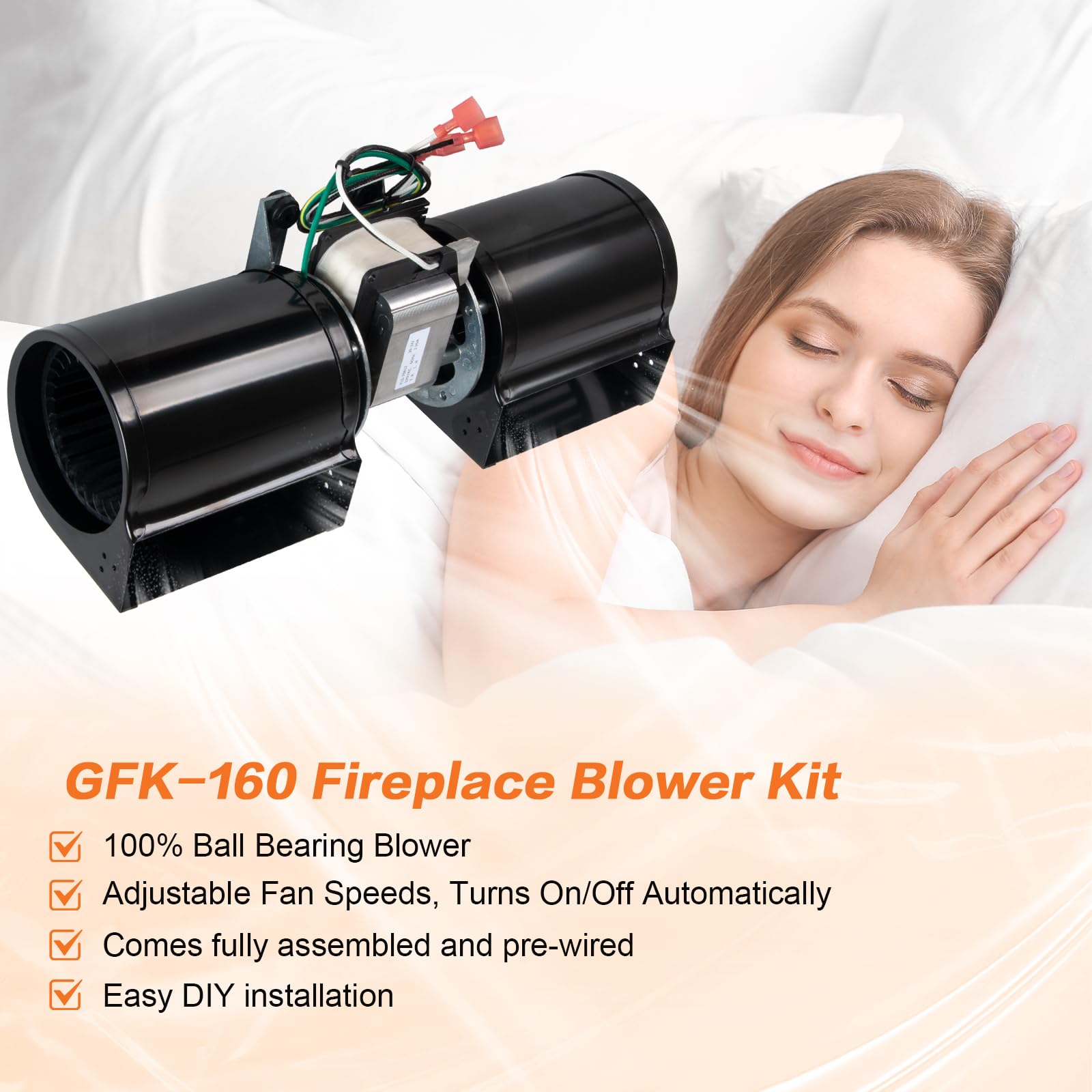 Amazon.com: Sfneer GFK-160A GFK-160 Fireplace Blower Fan Kit for