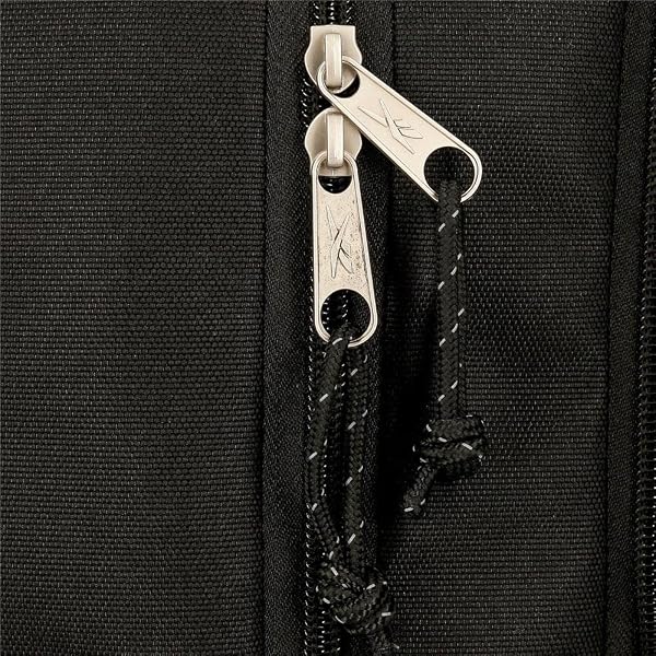 Reebok Boston Monedero Negro 12x8x2 cms Poliéster - 5