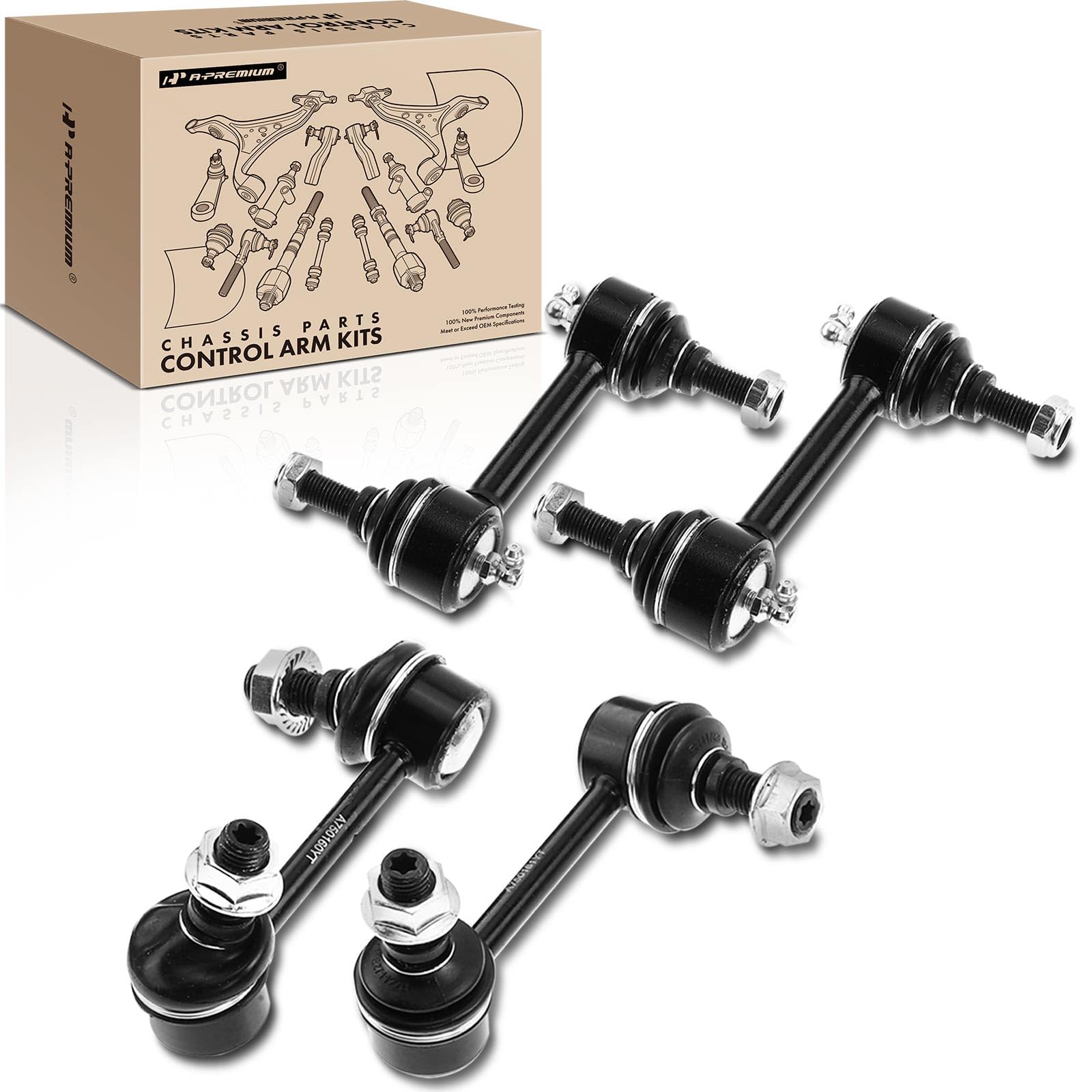 アクセサリー B.s.k Amazon.com: A-Premium Set of 4, Front & Rear Sway Bar Links Kit