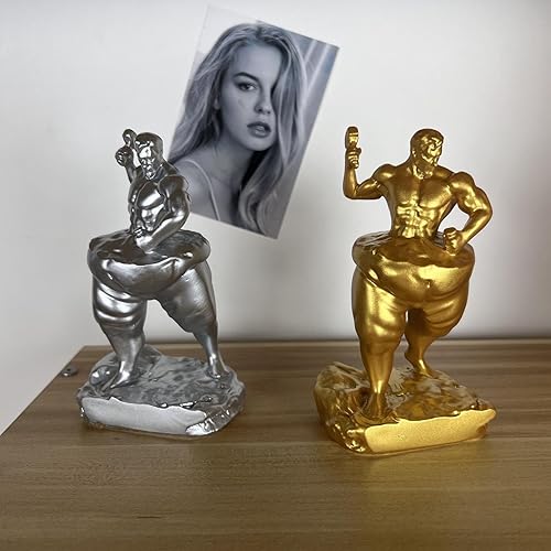 Miniatura 9 de Autoescultura, toma un martillo para tallarte a ti mismo, estatua de fitness para perder peso, decora tu hogar, oficina o estante (autoescultura